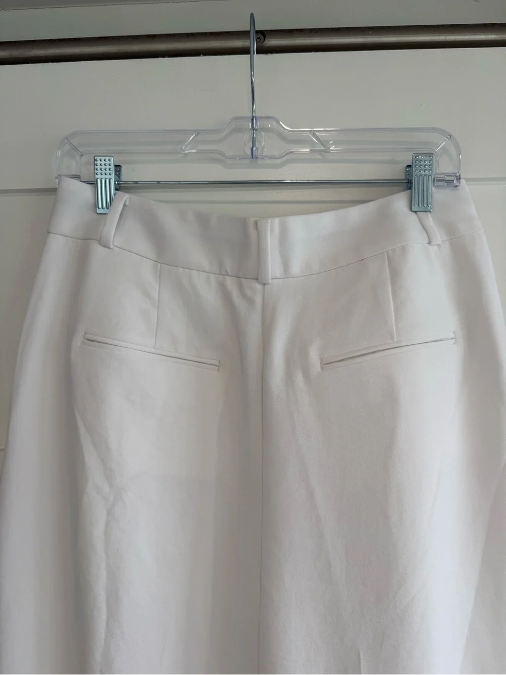 Ann Taylor Wide-Leg White Women's Trousers/Pants - NWT, size 8P